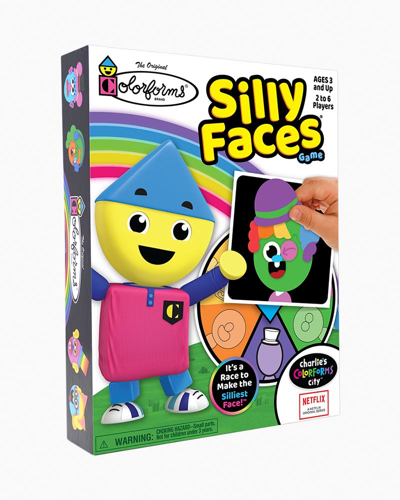 Load image into Gallery viewer, Colorforms Silly Faces Game