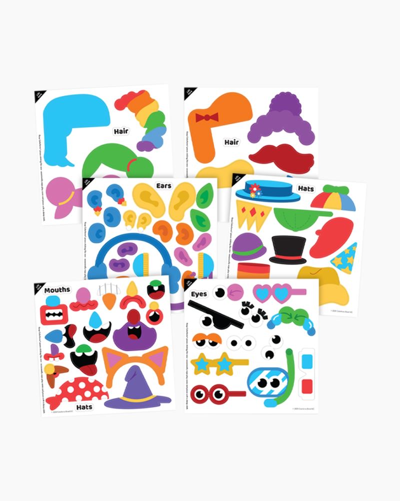 Load image into Gallery viewer, Colorforms Silly Faces Game