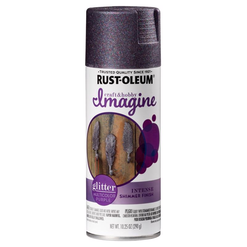 Load image into Gallery viewer, Rust-Oleum Imagine Glitter Purple Spray Paint 10.25 oz