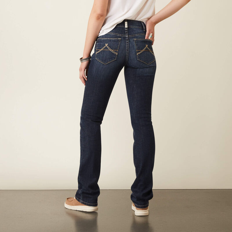Load image into Gallery viewer, R.E.A.L. Perfect Rise Aubree Straight Jean 28 Short