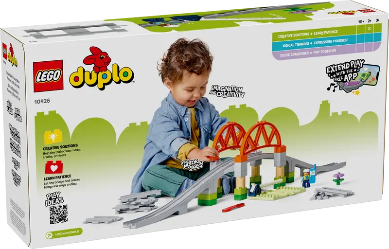 Load image into Gallery viewer, LEGO Duplo Train Bridge and Tracks Expansion Set