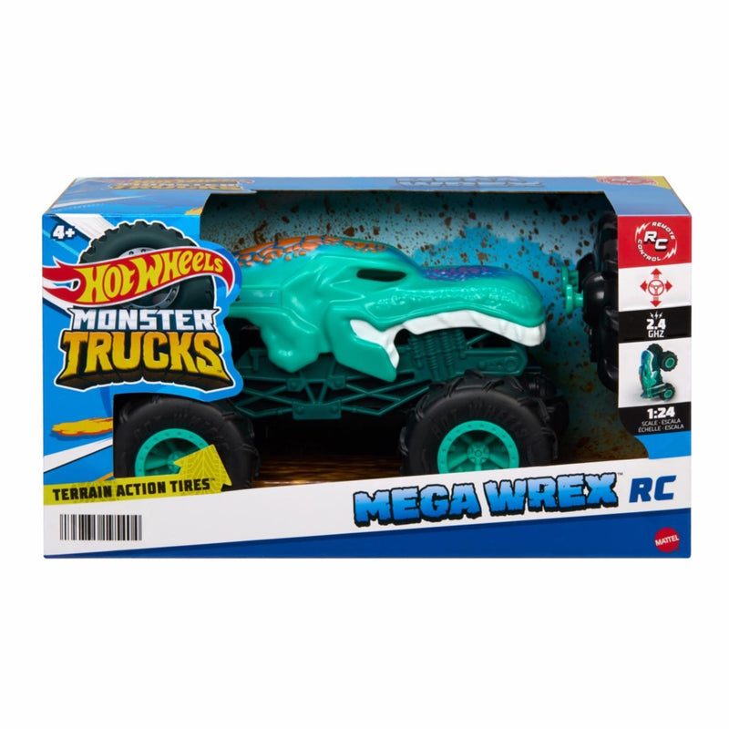 Load image into Gallery viewer, Hot Wheels Monster Trucks 1:24 Scale MEGA-Wrex RC Vehicle