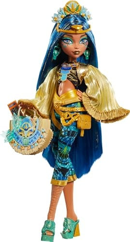 Load image into Gallery viewer, Monster High Monster Fest Cleo De Nile Fashion Doll With Festival Outfit, Band Poster And Accessories