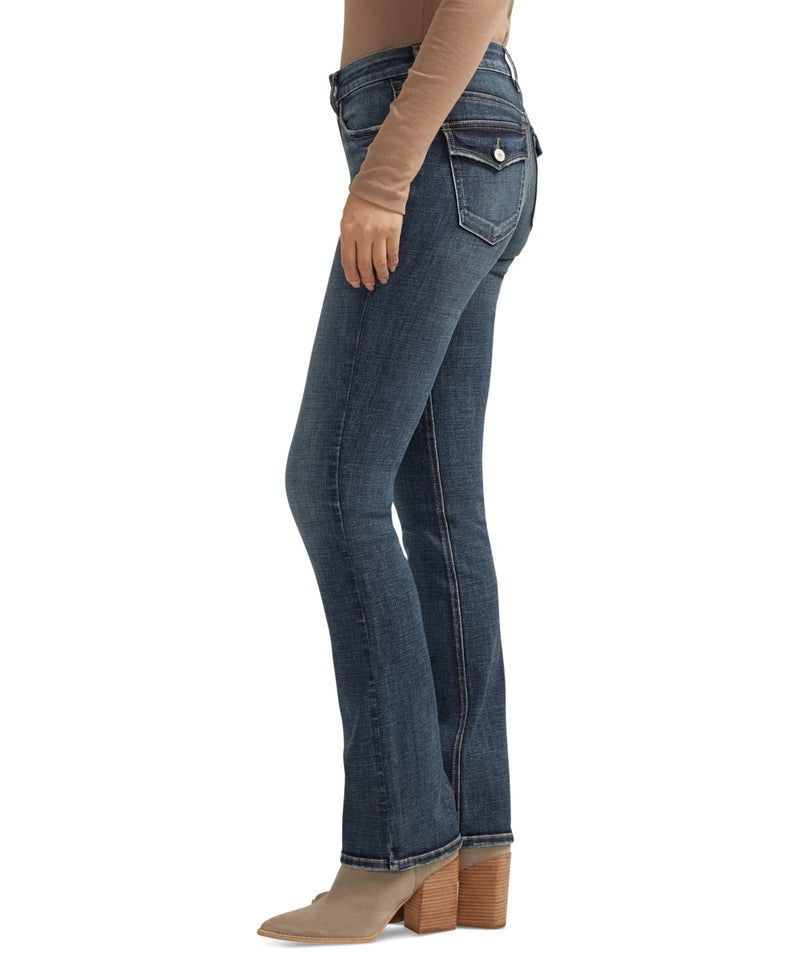 Load image into Gallery viewer, Suki Mid Rise Slim Bootcut Jeans 24x33