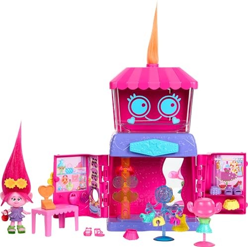Load image into Gallery viewer, Dreamworks Trolls Fun Fair Surprise Fairtastic Fashion Boutique Playset With Small Doll