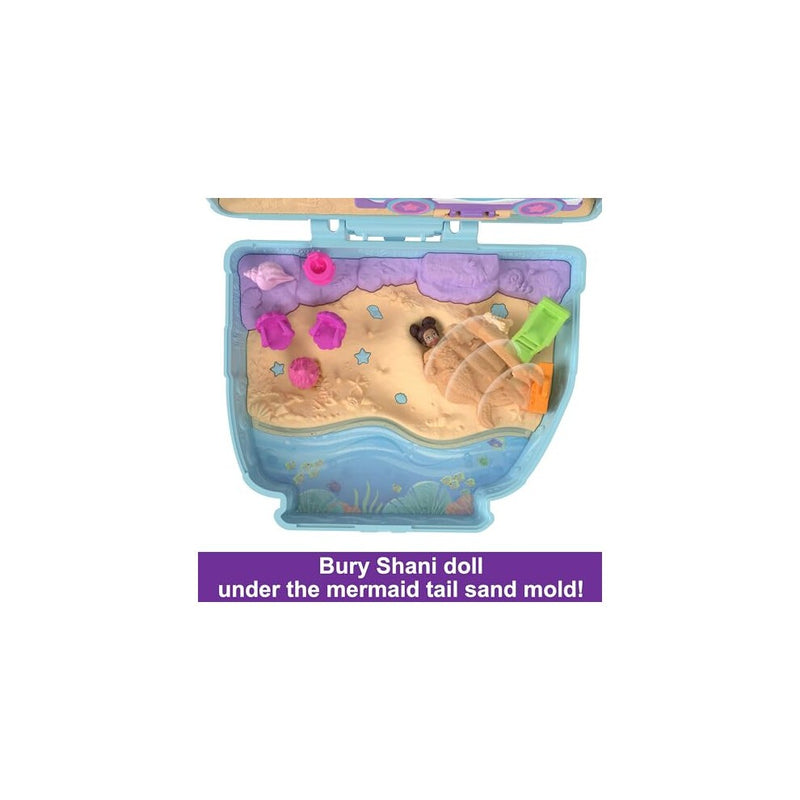 Load image into Gallery viewer, Polly Pocket Dolls And Playset, Travel Toys, Seaside Puppy Ride Compact