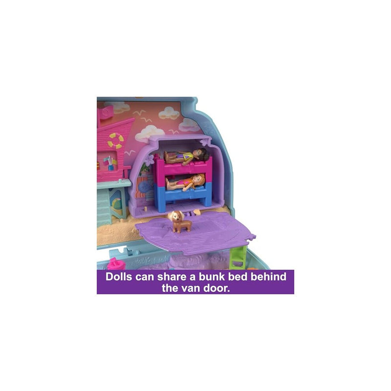 Load image into Gallery viewer, Polly Pocket Dolls And Playset, Travel Toys, Seaside Puppy Ride Compact