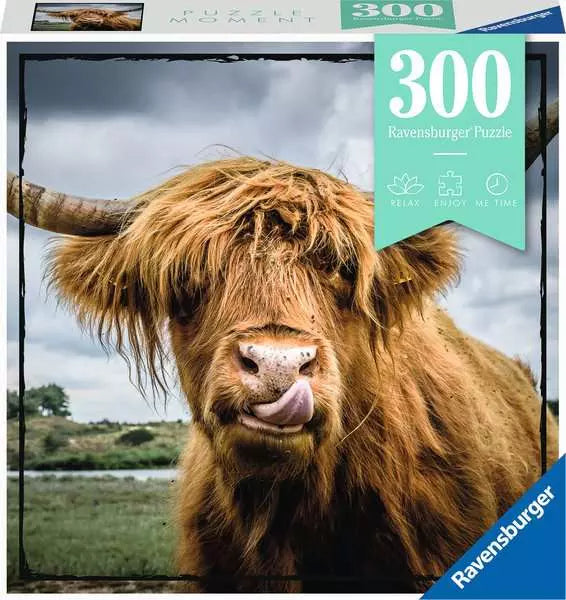 Jigsaw Puzzle Puzzle Moments: Highland Cattle 300 Pieces Puzzle The Jigsaw Puzzle Puzzle Moments: Highland Cattle 300 Pieces Puzzle The