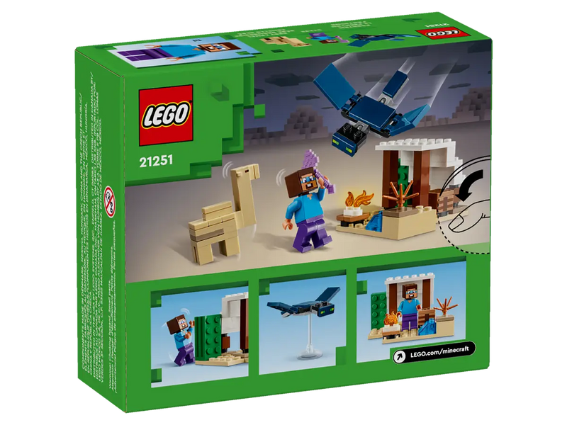 Load image into Gallery viewer, LEGO Minecraft Steve's Desert Expedition