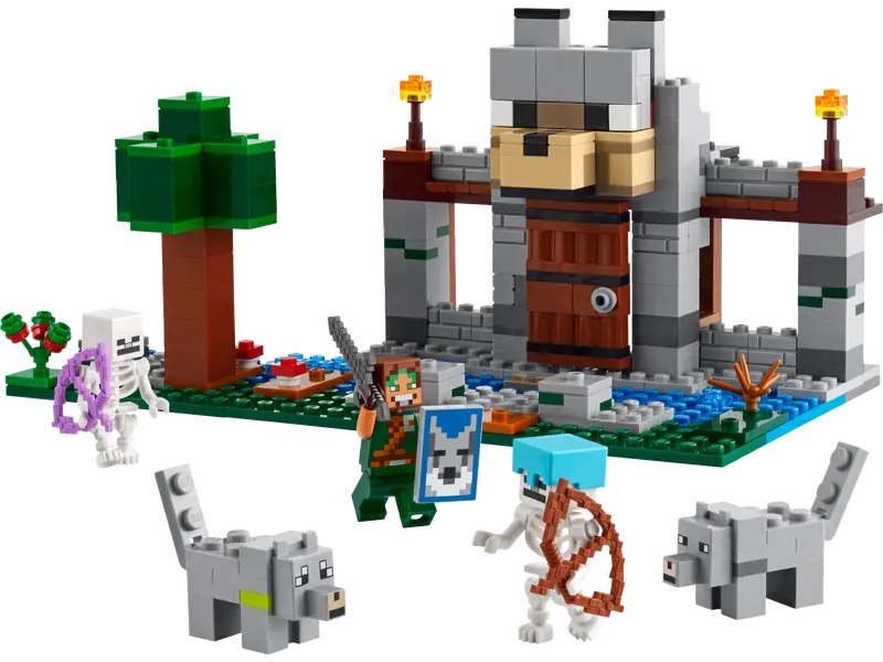 Load image into Gallery viewer, Lego Minecraft The Wolf Stronghold