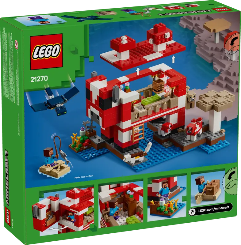 Load image into Gallery viewer, LEGO Minecraft The Mooshroom House