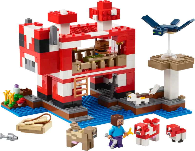 Load image into Gallery viewer, LEGO Minecraft The Mooshroom House