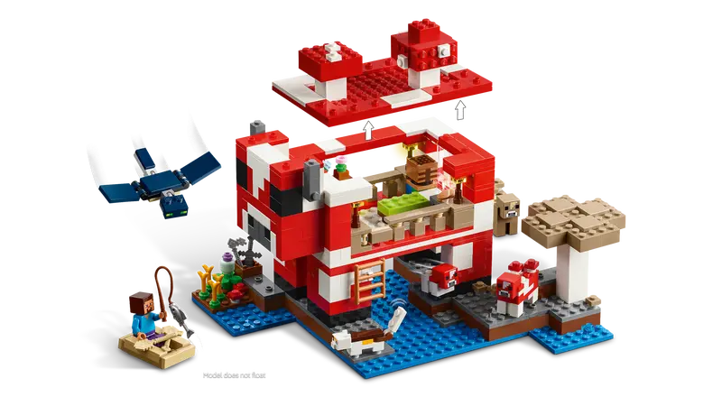 Load image into Gallery viewer, LEGO Minecraft The Mooshroom House