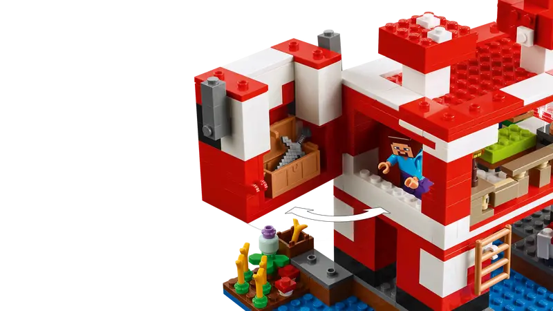 Load image into Gallery viewer, LEGO Minecraft The Mooshroom House