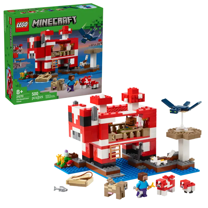 Load image into Gallery viewer, LEGO Minecraft The Mooshroom House