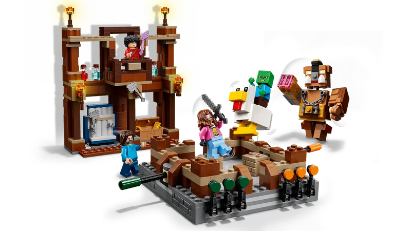 Load image into Gallery viewer, LEGO Minecraft Woodland Mansion Fighting Ring