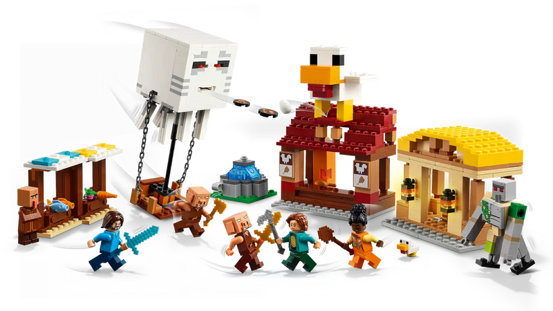 Load image into Gallery viewer, LEGO Minecraft The Ghast Balloon Village Attack