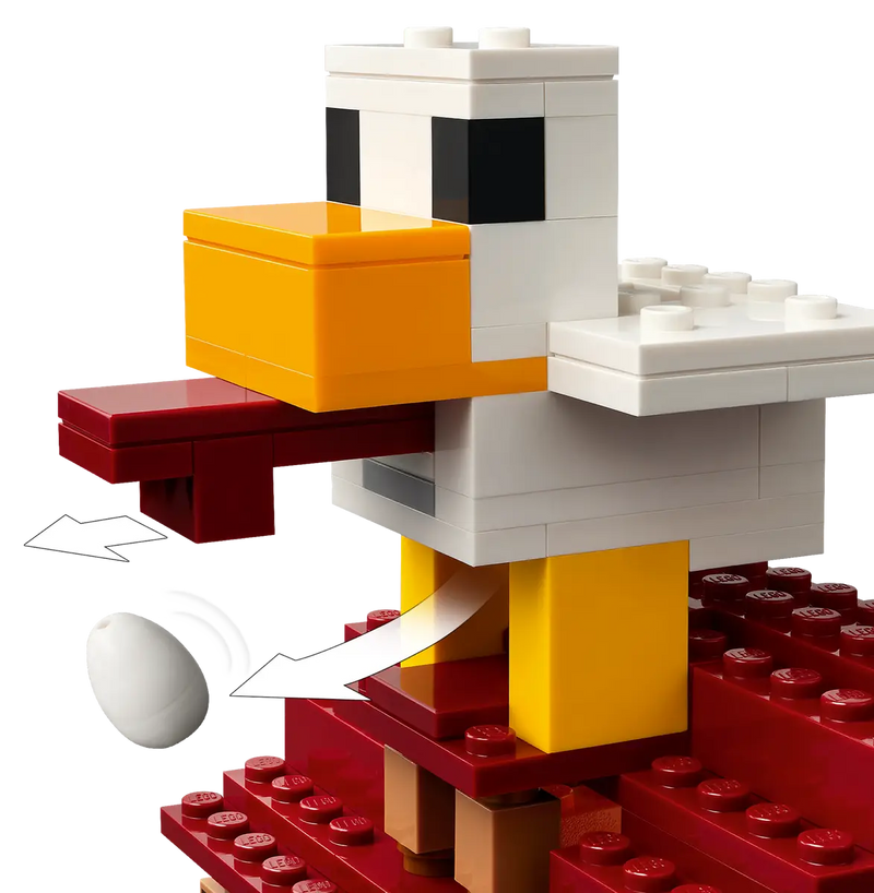 Load image into Gallery viewer, LEGO Minecraft The Ghast Balloon Village Attack