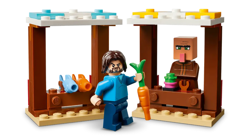Load image into Gallery viewer, LEGO Minecraft The Ghast Balloon Village Attack