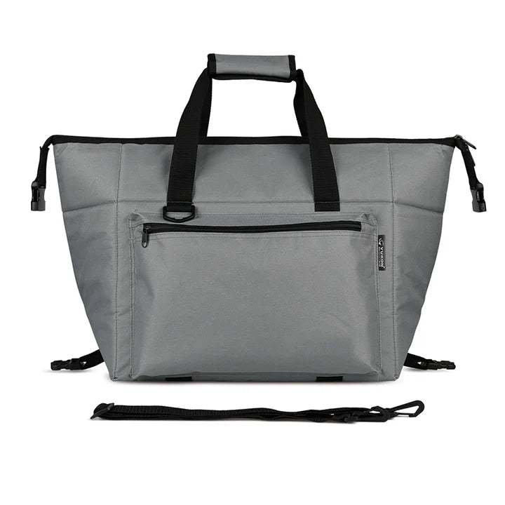 Load image into Gallery viewer, Yukon 24 Can Insulated Cooler Bag Grey/Black