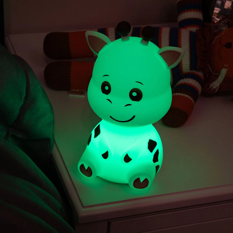 Load image into Gallery viewer, LitezAll Giraffe Squishable Color Changing Silicone Lantern