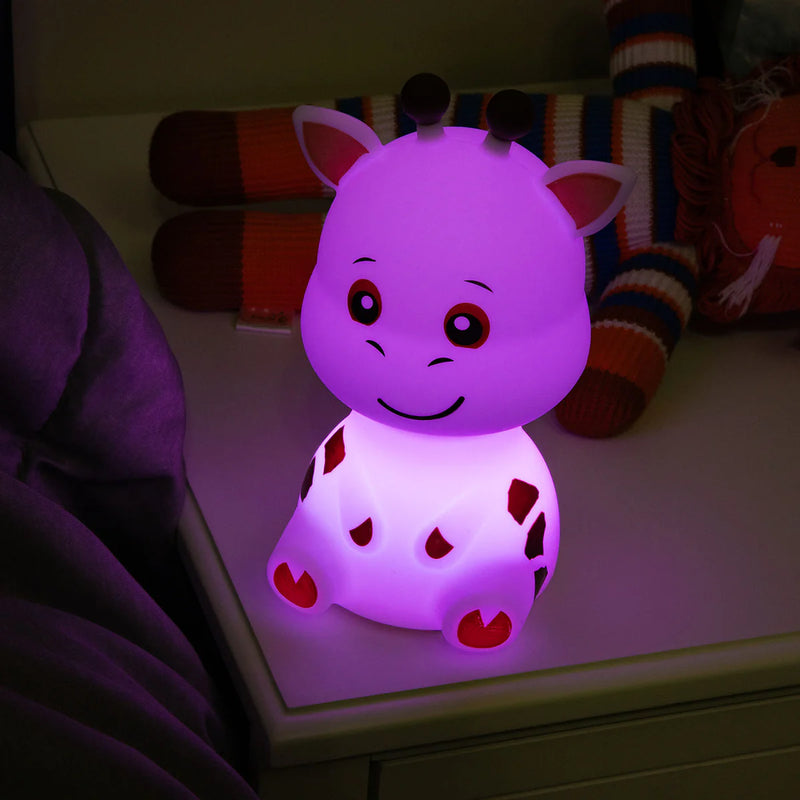 Load image into Gallery viewer, LitezAll Giraffe Squishable Color Changing Silicone Lantern