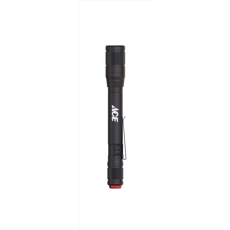 black light flashlight ace hardware Ace 160 lm Black LED Pen Light AAA Battery