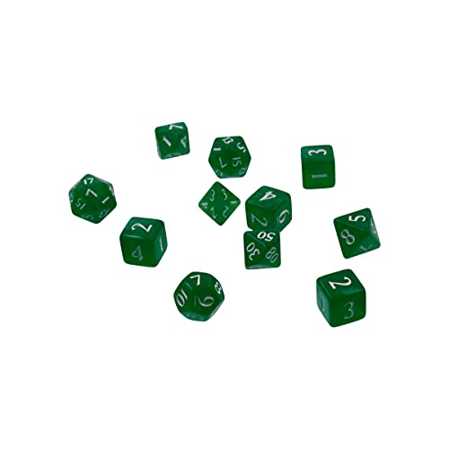 Ultra Pro Eclipse 11 Dice Set Forest Green