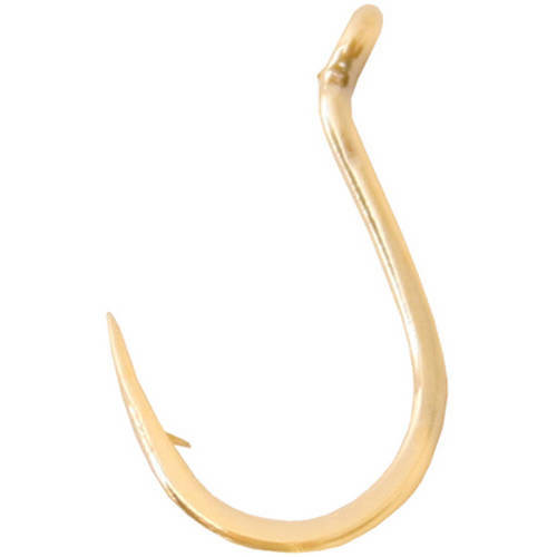 Gamakatsu Single Egg Snelled Hooks 8; Gold