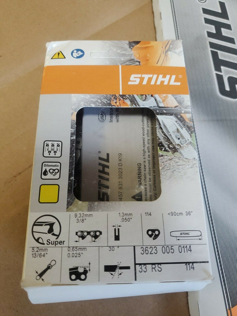 Load image into Gallery viewer, STIHL 36" Rollomatic ES Chainsaw Guide Bar - 3/8" Pitch (.050"Gauge) 3003 000 8853