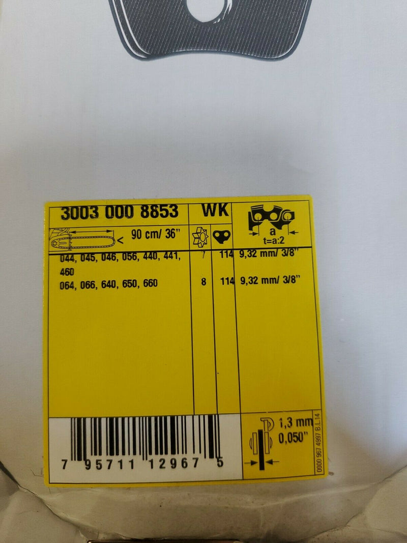 Load image into Gallery viewer, STIHL 36" Rollomatic ES Chainsaw Guide Bar - 3/8" Pitch (.050"Gauge) 3003 000 8853