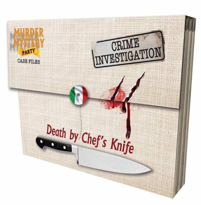 Load image into Gallery viewer, Murder Mystery Party Case Files: Death by Chef's Knife