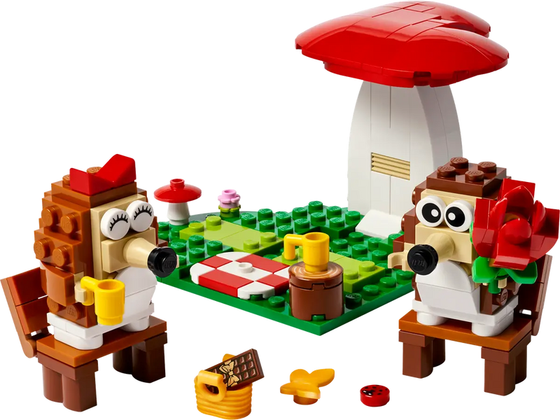 Load image into Gallery viewer, LEGO Hedgehog Picnic Date