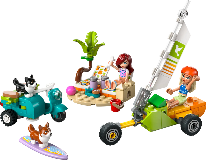 Load image into Gallery viewer, LEGO Friends Surfing Dogs and Scooter Adventure