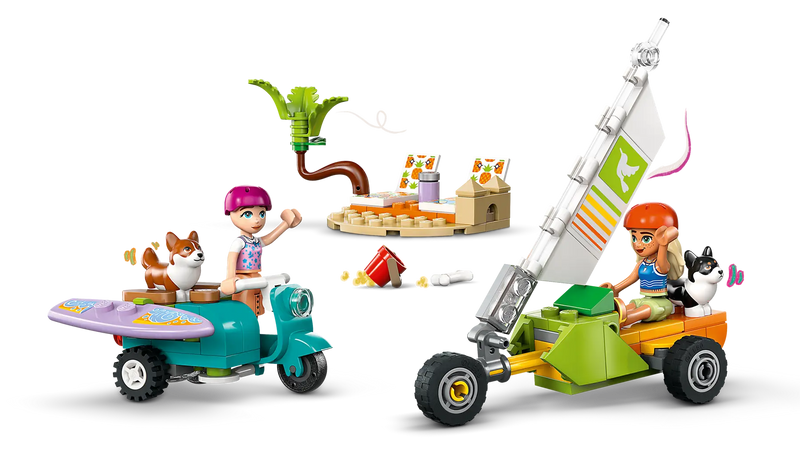 Load image into Gallery viewer, LEGO Friends Surfing Dogs and Scooter Adventure