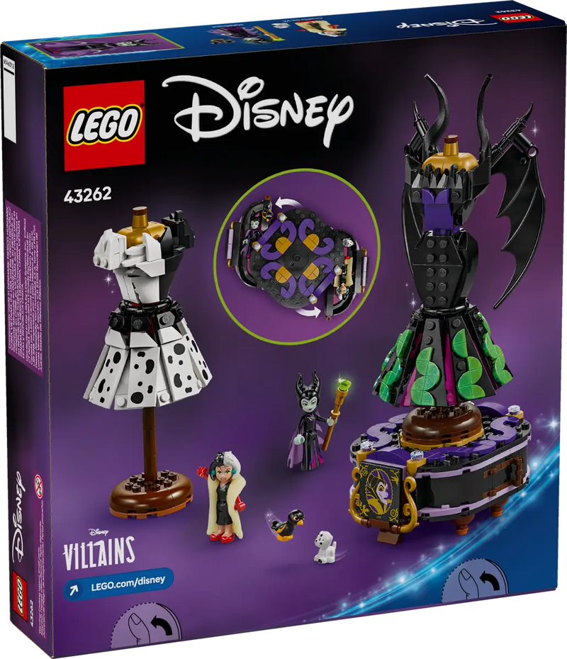 Load image into Gallery viewer, LEGO Disney Maleficent's and Cruella De Vil's Dresses
