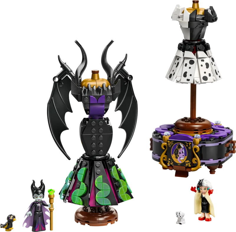 Load image into Gallery viewer, LEGO Disney Maleficent's and Cruella De Vil's Dresses
