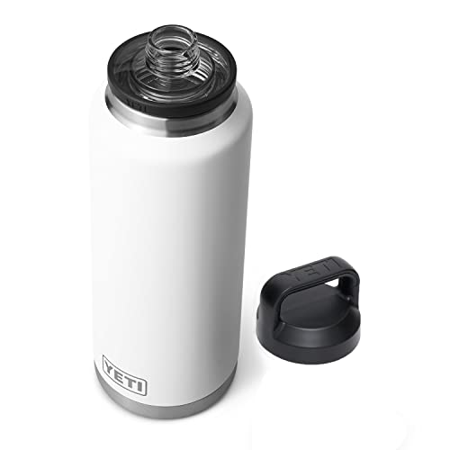 YETI Rambler 46 Oz White BPA Free Bottle with Chug Cap