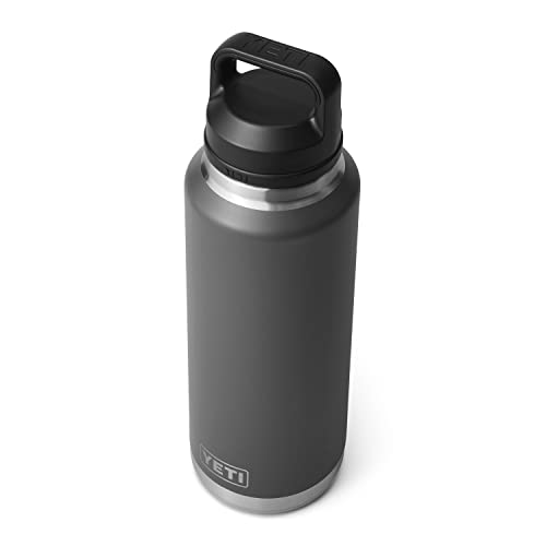 Yeti Rambler 46oz Water Bottle with Chug Cap Charcoal