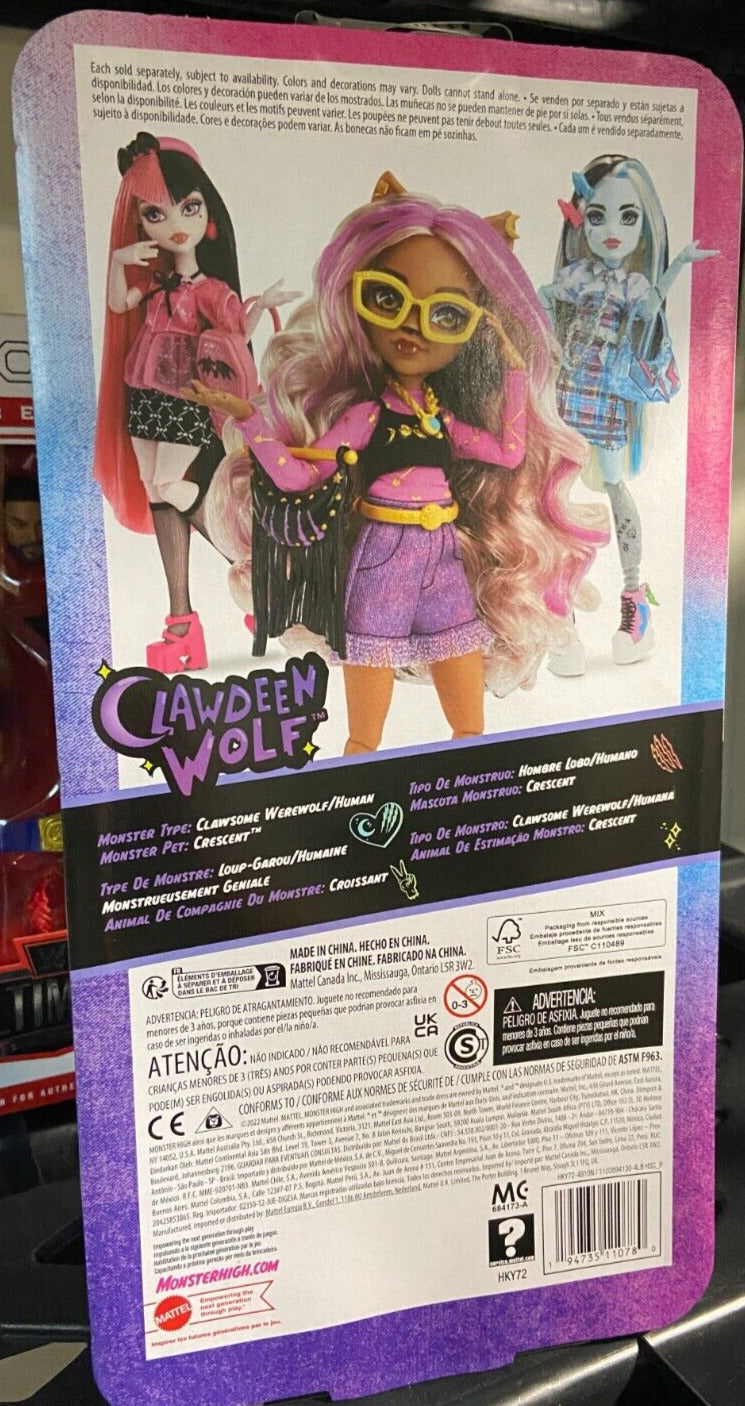Load image into Gallery viewer, Mattel Monster High Clawdeen Wolf Doll