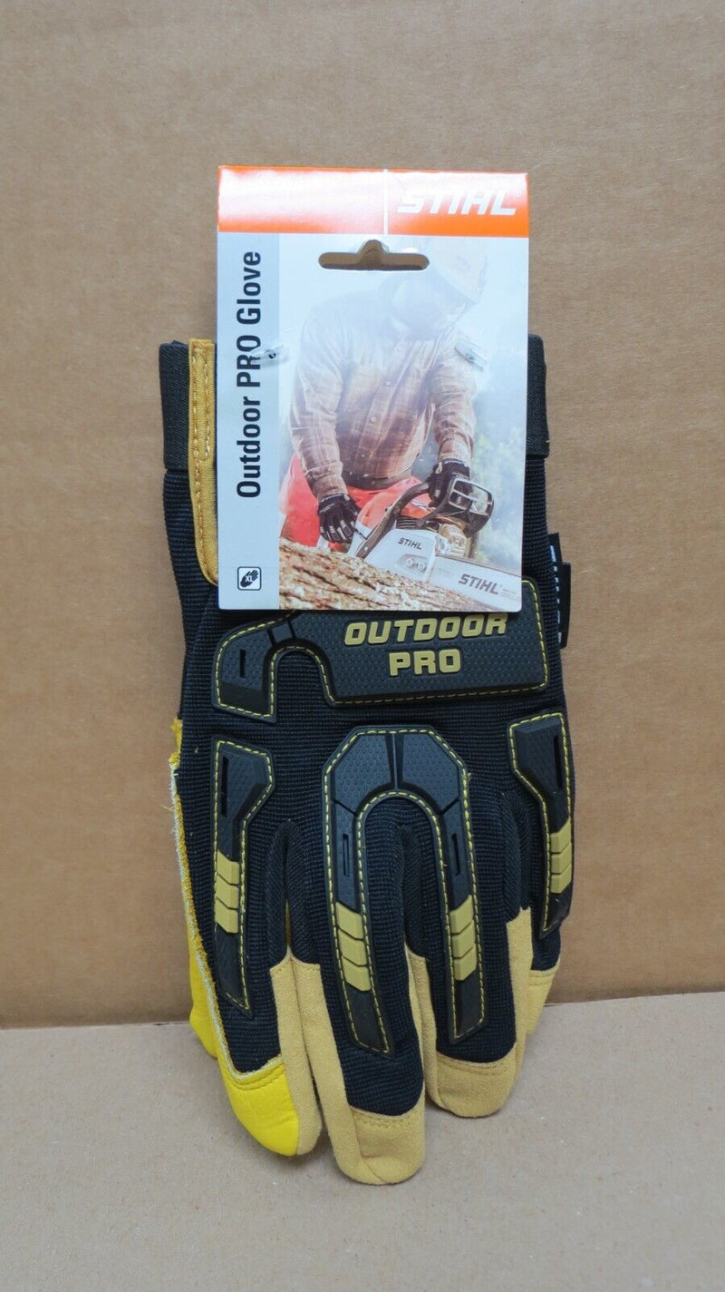 Load image into Gallery viewer, STIHL Outdoor PRO Gloves Black/Yellow L 1 Pair