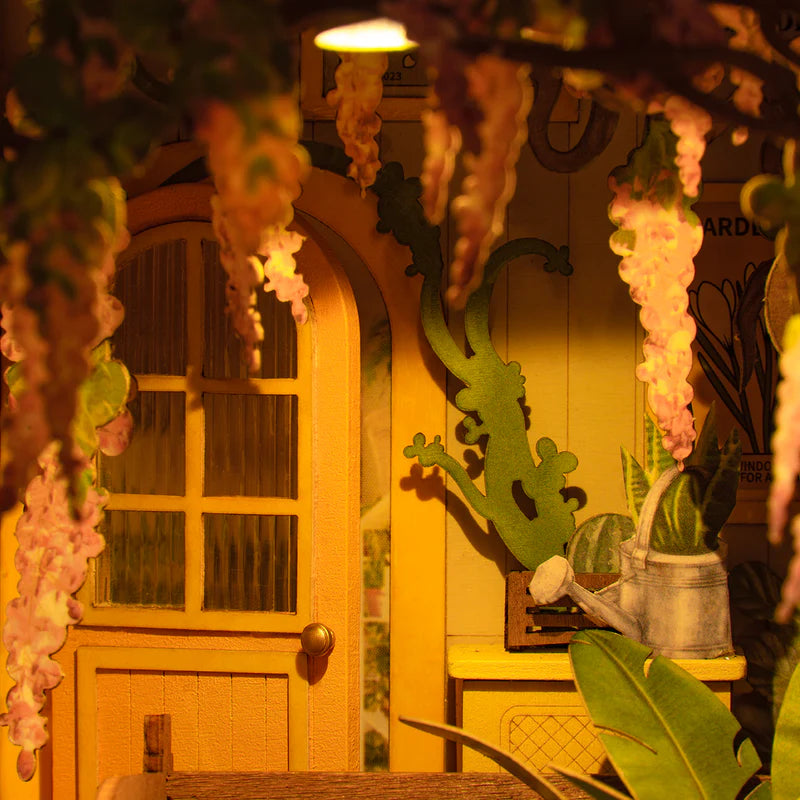 Load image into Gallery viewer, Rolife Holiday Garden House DIY Book Nook Kit
