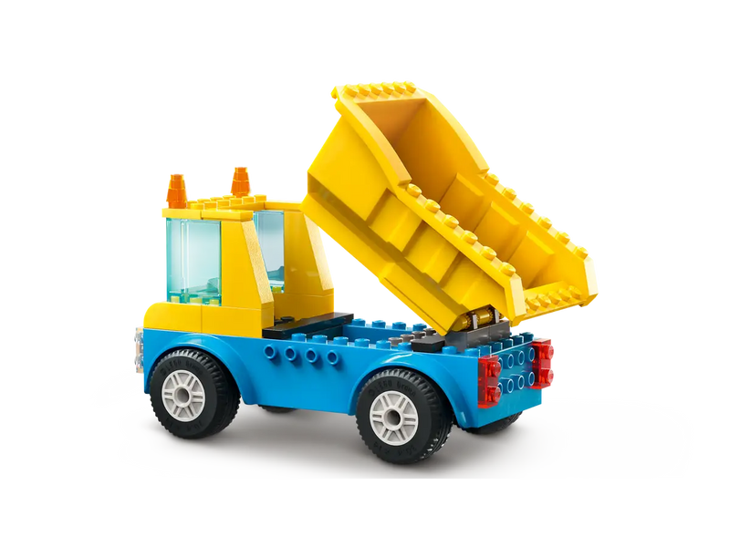 Load image into Gallery viewer, LEGO City Construction Trucks and Wrecking Ball Crane
