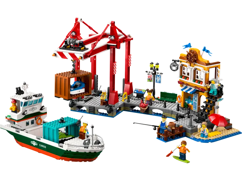 Load image into Gallery viewer, LEGO City Seaside Harbor with Cargo Ship