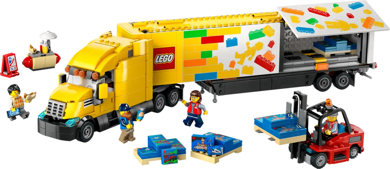 Load image into Gallery viewer, LEGO City Yellow Delivery Truck