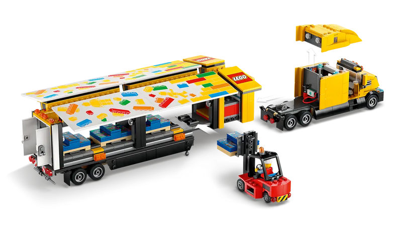 Load image into Gallery viewer, LEGO City Yellow Delivery Truck