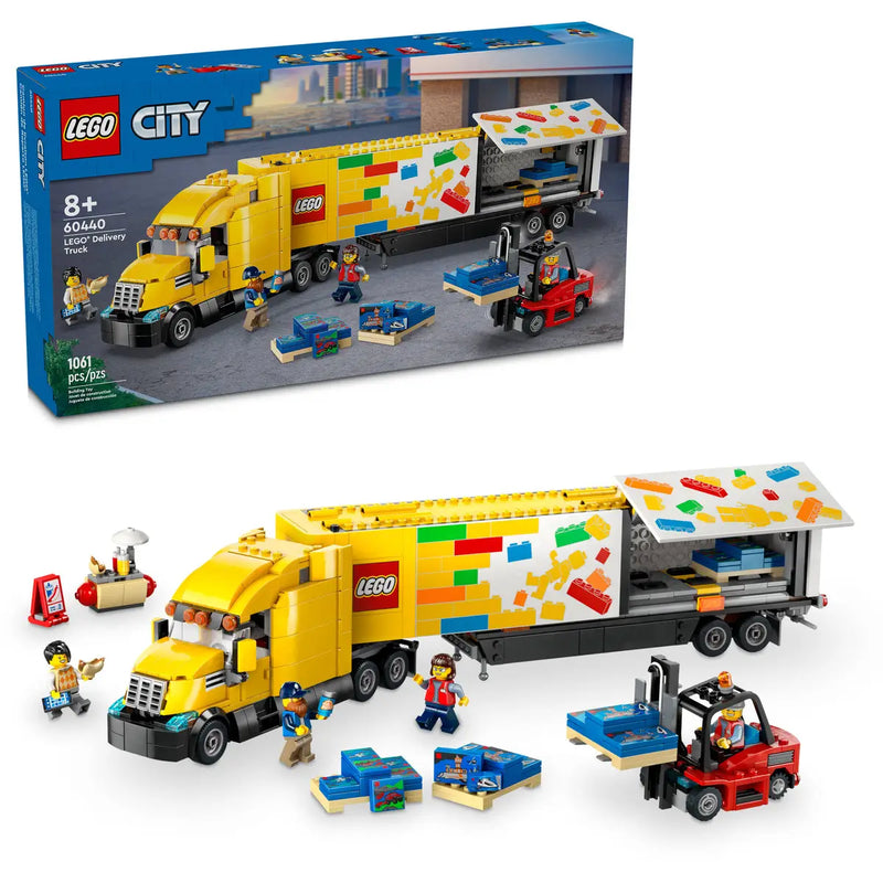 Load image into Gallery viewer, LEGO City Yellow Delivery Truck