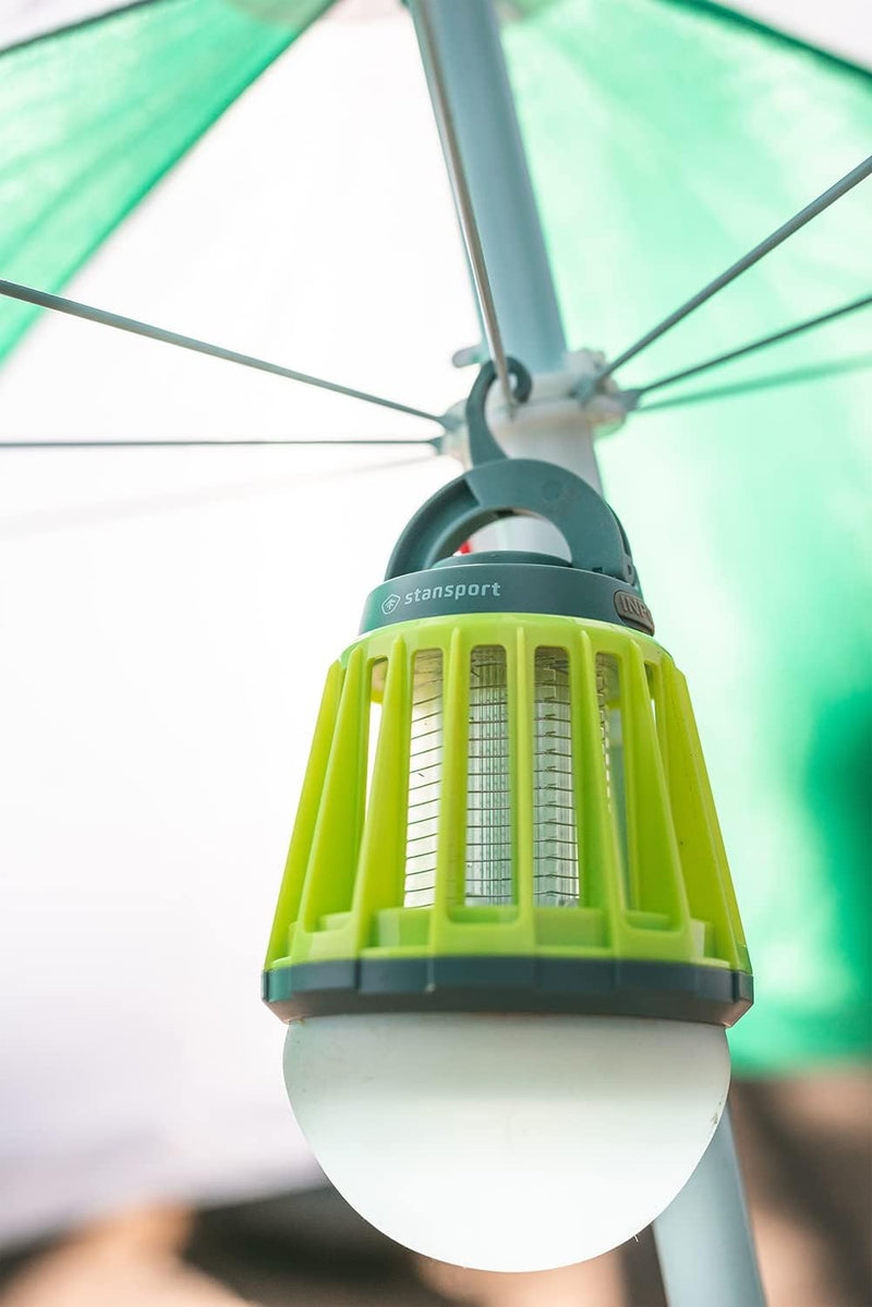 Load image into Gallery viewer, Stansport 2 in 1 Lantern Bug Zapper, Green