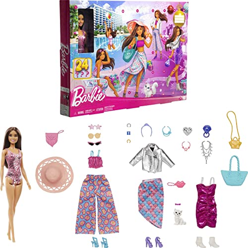 Load image into Gallery viewer, Barbie Doll And Fashion Advent Calendar, 24 Clothing And Accessory Surprises