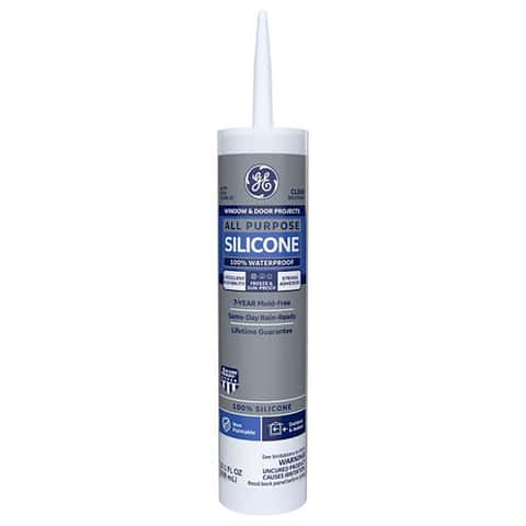 Load image into Gallery viewer, GE Window & Door Clear Silicone 1 Window and Door Caulk Sealant 10.1 oz